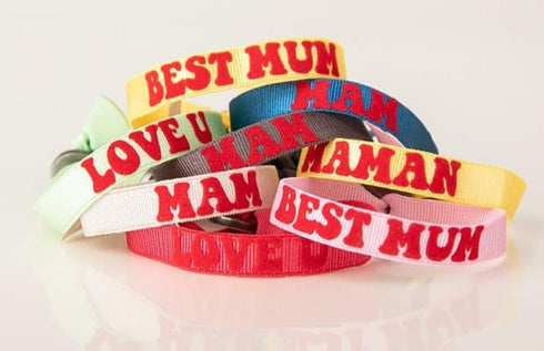 Les bracelets messages Maman Les interchangeables